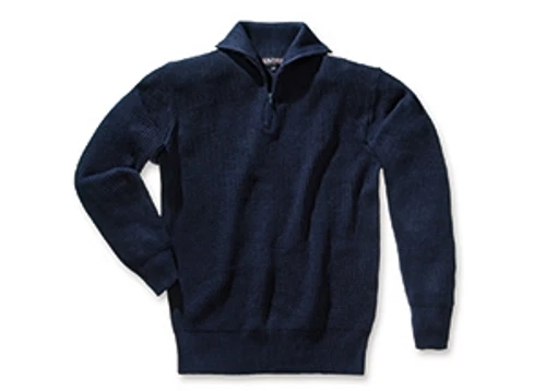 ABVERKAUF Arbeitspullover Troyer mit Reißverschluss pflegeleicht blau - Bild 1 von 1