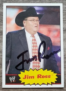 Jim Ross Signed 2012 WWE Heritage Card #49 WCW WWF AEW Wrestling Topps RAD - Picture 1 of 1