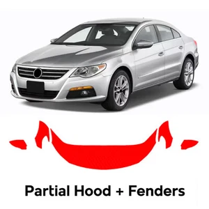 Hood Precut PPF Paint Protection Film For Volkswagen Passat CC 2006-2012 - Picture 1 of 8