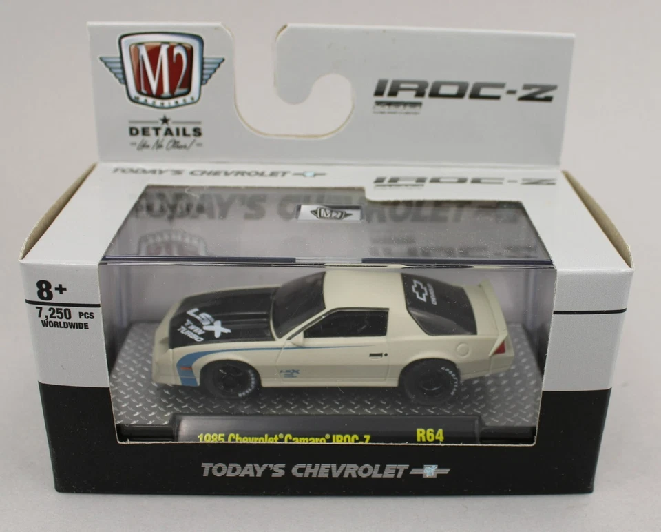 1:64 M2 Machines *AUTO-MEETS R64* Grey 1985 Chevrolet Camaro IROC-Z *NIB* - Image 1 of 1
