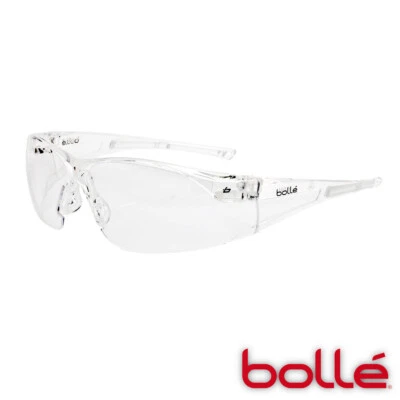 Bolle 40070 Rush Safety Glasses with Clear Anti-Scratch and Anti-Fog Lens - Image 1 of 3