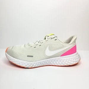 Nike Mujeres Zapatos para Correr Talla 11 Blanco Revolution 5 Tinte Platino Transpirable - Imagen 1 de 13
