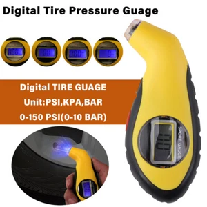 Digital Tire Air Pressure Gauge Meter LCD Electronic Car Tester - Picture 1 of 15