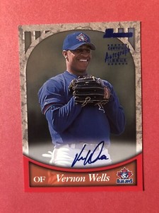 1999 Bowman Vernon Wells Autograph Auto #BA64