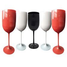 Lightweight Plastic Flute Glasses for Wine and Champagne at Receptions