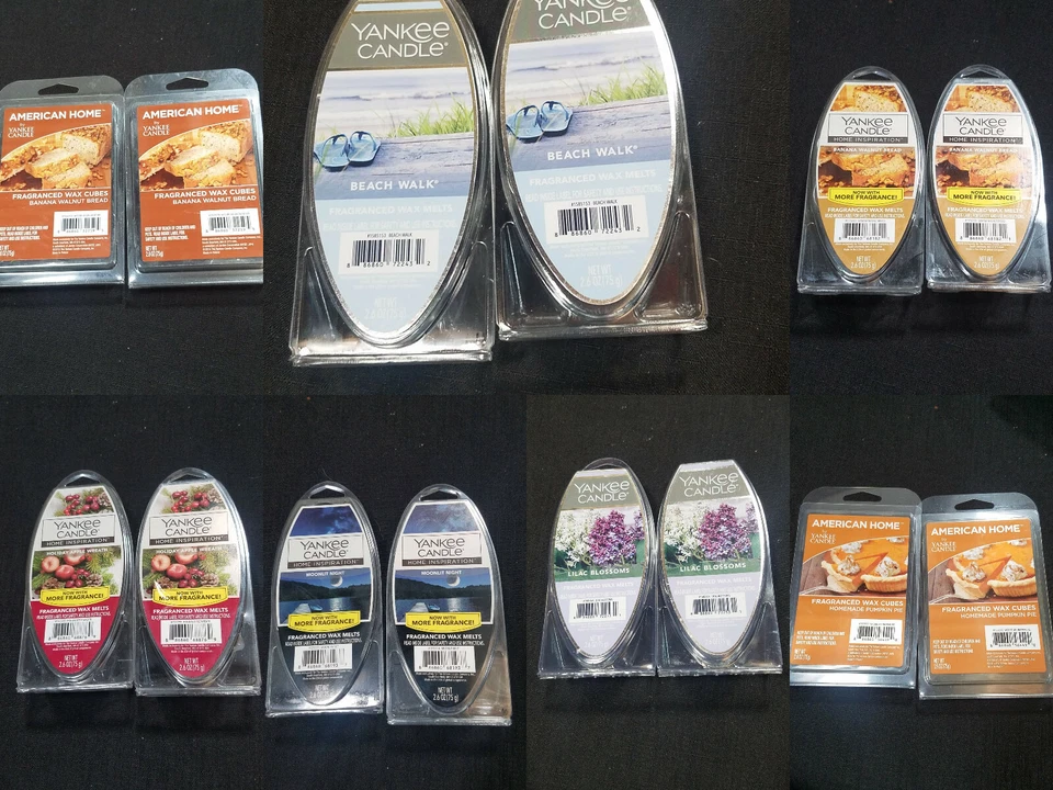 Lote de 2 Yankee Candle Wax Derrete Fragrâncias Sortidas 2,6 oz cada Novos Aromas - Imagem 1 de 1