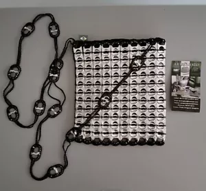 Artesenato Handarbeit Umhängetasche Handtasche recyceltes Material Made in ITALY - Bild 1 von 8