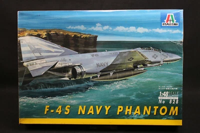 XY171 ITALERI 1/48 maquette avion 828 Navy Phantom F-4S F4S version rare - Photo 1/4