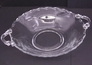 Fostoria Century Handled Bowl Clear Elegant Glass - Picture 1 of 10