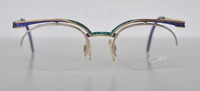 Anteojos Cazal Vintage - NOS - Modelo 270 - Col.519 - Dorado y Multicolor Azul Teol Foto 1 de 3