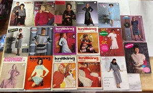 KNITKING magazines knitting knitter patterns fashion  clothing lot 17 knit king - Picture 1 of 1
