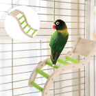  Guinea Hanging Ladder Wood Parrot Chew Bird Wooden Playset Toys Birdcage