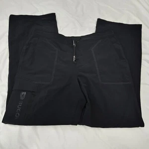 Pantalones Sugoi Para Hombres Talla XL Negros Cintura Elástica Pierna Ancha Nylon Pantalones Carga Adultos - Imagen 1 de 4