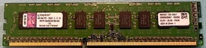 Kingston KVR1333D3E9S/4G 4GB PC3-10600 DDR3-1333Mhz UDIMM Server Memory RAM - Picture 1 of 1