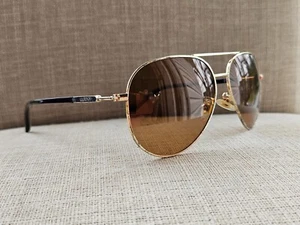 Luenx Men Sunglasses Gold Tone Aviator Eye Wear Shades - Picture 1 of 12
