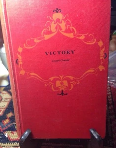 VICTORY By Joseph Conrad SunDial Edition Antique Red Cover 1921 - Picture 1 of 7