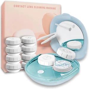Contact Lens Cleaner, Portable Ultrasonic Contact Lens Cleaning Machine with USB - Picture 1 of 6