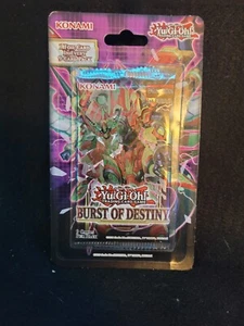 Yugioh BURST OF DESTINY 1st Edition SEALED 9 Cards Per Pack - Picture 1 of 2