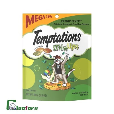 VISIT THE TEMPTATIONS STORE Temptations Mixups Catnip Fever Flavor Crunchy And Soft Treats For Cats
