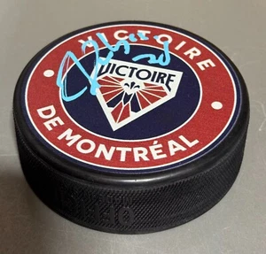 Catherine Dubois signed Montreal Victoire PWHL women's hockey puck - Picture 1 of 1
