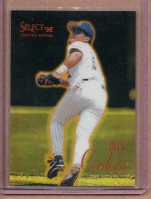 1995 SELECT CERTIFIED WIL CORDERO MIRROR GOLD - Image 1 of 2
