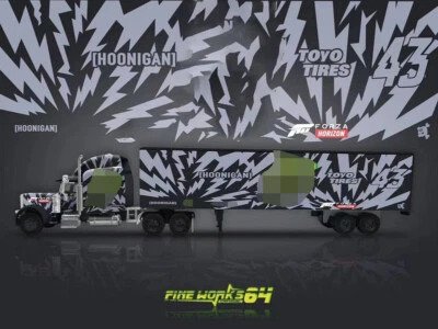 Fine works64 1:64 Peterbilt semi-trailer Diecast Model Car - Image 1 of 2