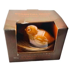Essential Home Quail Salt and Pepper 3 Pc Set with Nest Ceramic 2.25" NRFB - Picture 1 of 11