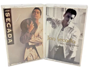 Jon Secada Cassettes lot of 2, Debut 1992, Heart, Soul & A Voice Music - Picture 1 of 3