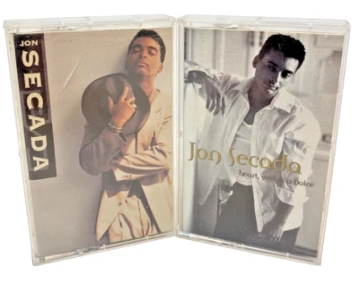 Jon Secada Cassettes lot of 2, Debut 1992, Heart, Soul & A Voice Music - Image 1 of 3