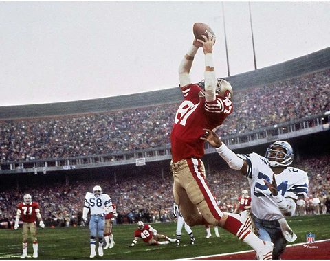 Dwight Clark 49ers 1981 NFC Championship "The Catch" 11" x 14" Photo Cover