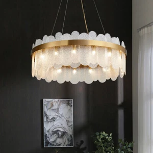 Modern Elegant Crystal Chandelier Home Decor Ceiling Fixtures Pendant Lighting - Picture 1 of 12