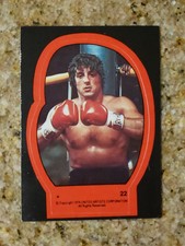 1979 TOPPS Rocky 2 Sticker Card #22