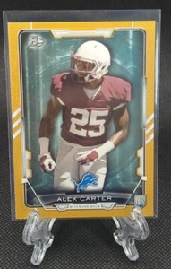2015 Bowman Rookies Gold /399 Alex Carter #73 Rookie RC