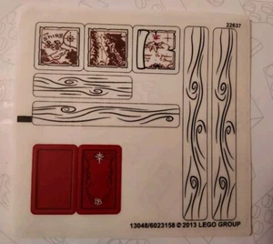 LEGO LOTR Hobbit An Unexpected Gathering Sticker Sheet Brand New Stickers Only  - Picture 1 of 1