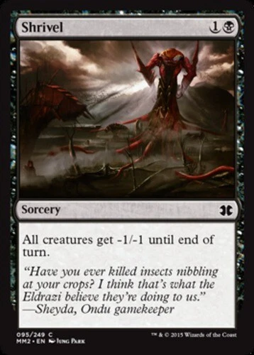 x1 Shrivel - Modern Masters 2015 - NM - MTG - Image 1 of 1