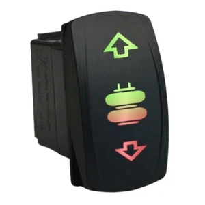 Air Safety Cushion 6C77GRM Rocker Switch Laser Momentary LED green red 12V 20A - Imagen 1 de 1