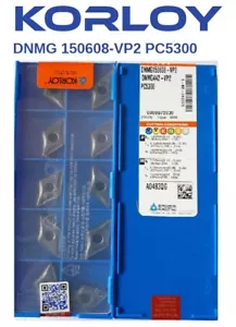 10 placas reversibles DNMG150608-VP2 PC5300 de Korloy - Imagen 1 de 2