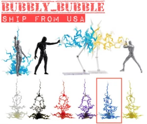 EFFECT Thunder Lightning BLUE For 1/6 Figure Hot Toys Gundam Kamen Rider ☆USA☆ - Picture 1 of 11