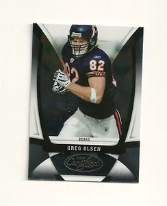 2009 Certificato #23 Greg Olsen Chicago Bears Miami Hurricanes - Foto 1 di 2