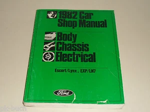 Manual De Servicio Ford '82 Carrocería Chasis Escort Lynx EXP - Imagen 1 de 1