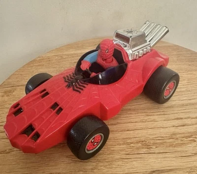 Coche de acción misterioso Spider-Man 1979 vintage Marvel Comics/Azrak-Hamway *Ver descripción* Foto 1 de 4