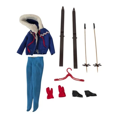 De colección Barbie Esquí Reina Conjunto #948 Ropa Accesorios Zapatos Esquís Foto 1 de 3