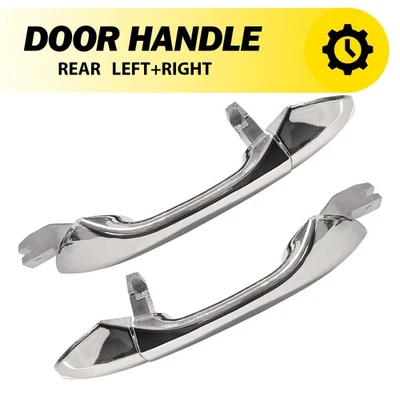 Manija de puerta exterior trasera izquierda y derecha cromada para Honda Accord 2008-2012 Foto 1 de 4