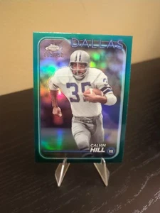 2024 Topps Chrome CALVIN HILL Teal Refractor /250 #41 Dallas Cowboys - Imagen 1 de 2