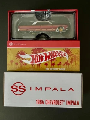 RLC Hot Wheels Collectors 1964 Chevrolet Impala Low Rider Red Hydraulics New - Image 1 of 3