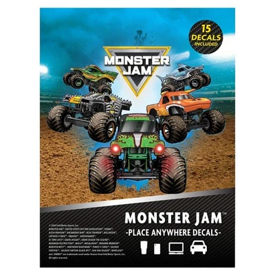 Paquete de calcomanías Monster Jam Trucks - Juego de 15 pegatinas Monster Truck incluye gra... Foto 1 de 4