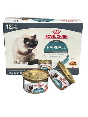 12x Best By 9/25 Royal Canin Hairball Care Thin Slices In Gravy 3oz Wet Cat Food - Image 1 of 4