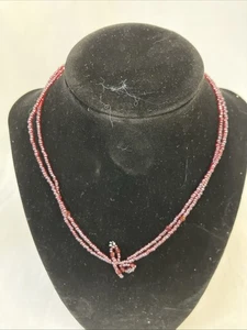 15 1/2" Express Halsband Halskette mit Saatperlen 1/1/2"ext Kette aufgereiht mit Draht Sehr guter Zustand - Bild 1 von 6