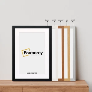 A1 A2 A3 A4 A5 A6 Picture Frame Photo Frame Poster Frame Black White Oak Walnut - Picture 1 of 54