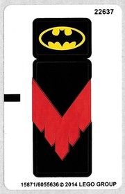 LEGO STICKER SHEET 76011 BATMAN: MAN-BAT ATTACK from set New & Genuine